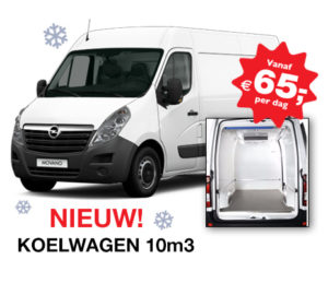 Koelwagen verhuur 10m3