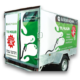 Aanhangwagen met huif