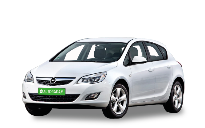 Witte Opel Astra A5