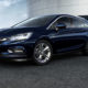 Donkerblauwe Opel Astra sports tourer