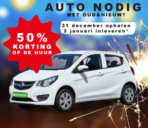 oud en nieuw actie 50 korting autohuur autoradam